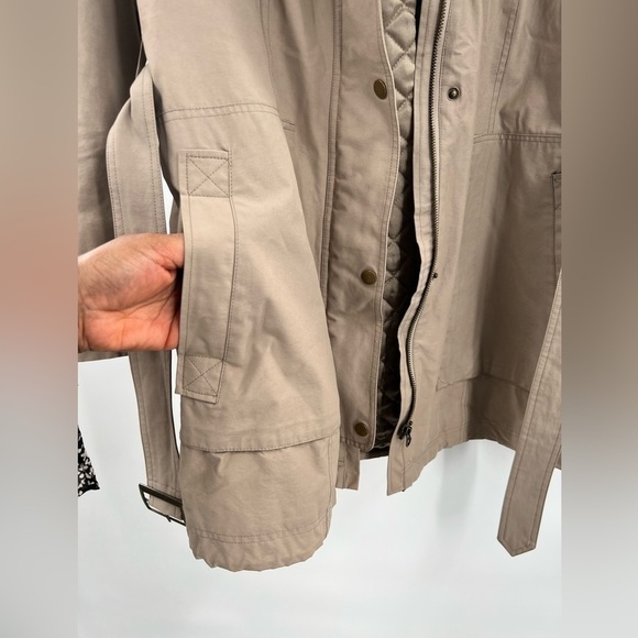 Pendleton brown trench belted coat size M - Picture 4 of 10